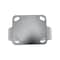 Vestil Cast Iron/Steel Rigid Caster 8 In. Diameter x 2 In. Width 1760 Lb. Capacity Silver CST-VE-8X2CI-R - alternate 4
